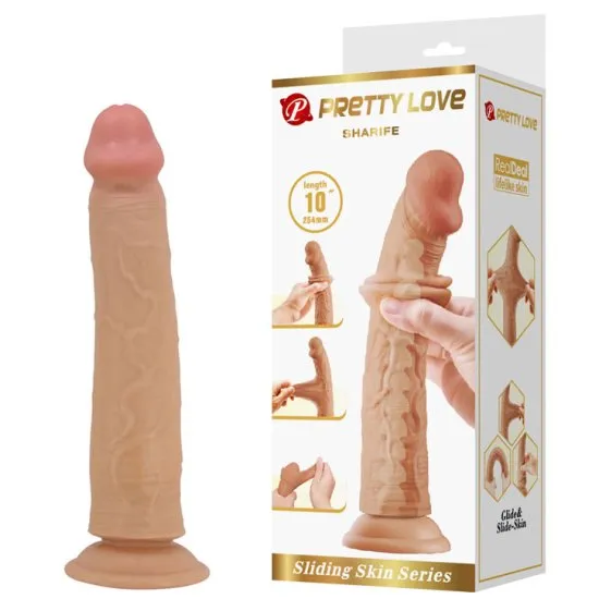 Pênis Realístico Camada Dupla Densidade 25 x 4,8cm SHARIFE – BW-008118LP Imagem