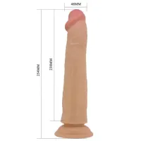 Pênis Realístico Camada Dupla Densidade 25 x 4,8cm SHARIFE - BW-008118LP - Foto 3