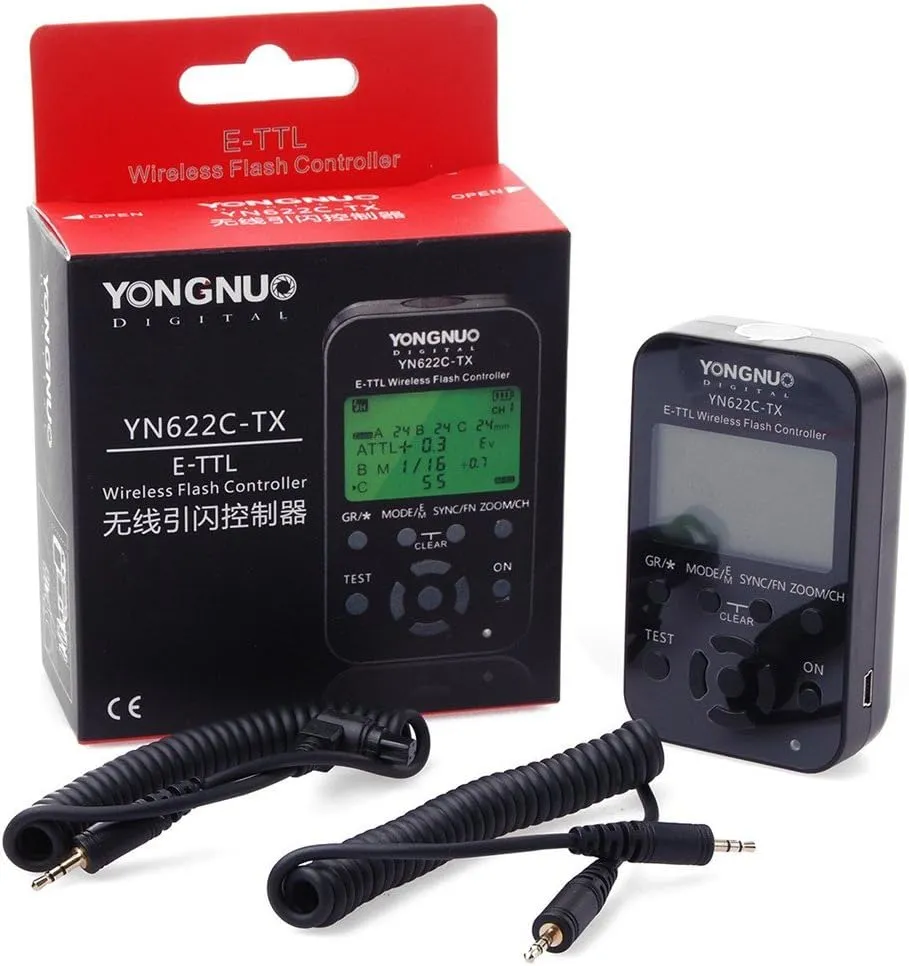 Rádio Flash Yongnuo YN-622N i-TTL kit p/ Canon