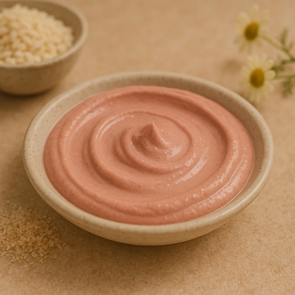 Máscará Facial Hidratação  Argila Rosa - Douce Lumiére 90g