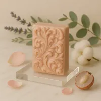 Sabonete Argila Rosa - Douce Lumiére 90g - Foto 4