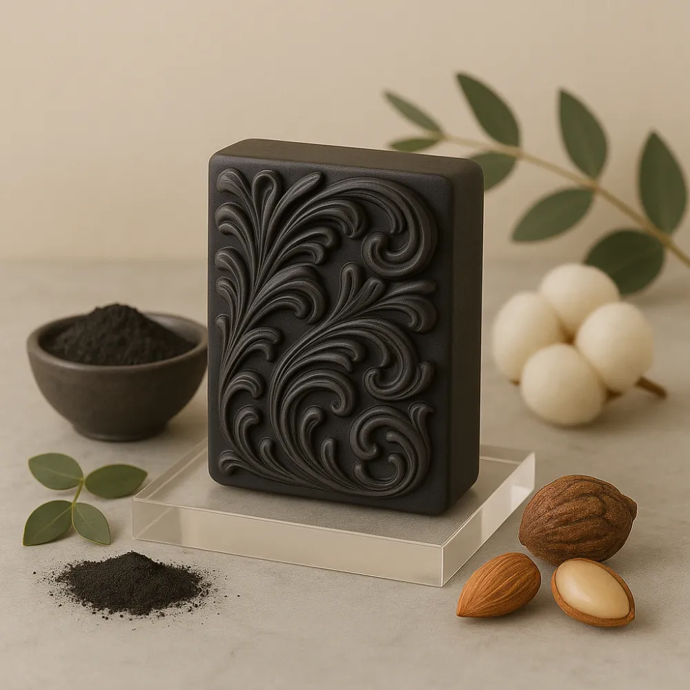 Sabonete Detox Lama Negra - Lune Noire 90g Imagem