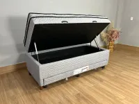 Descrição Cama Box Baú Sublime Solteiro com Auxiliar – 88x188x63  Altura: 0,57 Largura: 0,88 Largura Auxiliar Aberto: 1,68 Profundidade: 1,88  A Cama box Sublime solteiro com auxiliar e baú é produzid - Foto 2