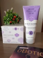Kit hidratante + sabonete Rosa e Algodão Cuide-se Bem O Boticário