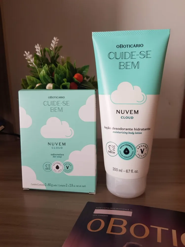 Kit hidratante + sabonete Nuvem Cloud Cuide-se Bem O Boticário Imagem