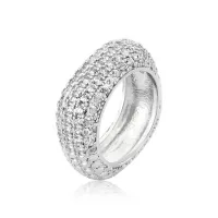 Anel maxiluxo cravejado glam 