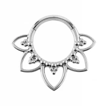 Argola em Aço Cirúrgico Clicker PRIMAVERA 1.2mm ACO05
