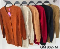 Casaco cardigan  tricot com botoes GM 802- Tam M - Foto 2