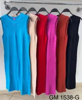 Vestido tricot modal turim regata plus size GM 1538 Tam G  - Foto 2