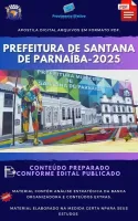 Apostila Pref Santana de Parnaíba SP Psicólogo 2025