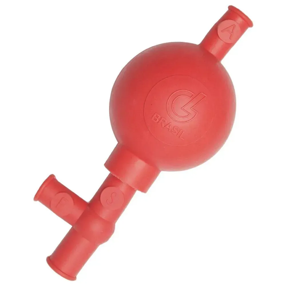 Pera Pipetadora 3 Vias Em Borracha