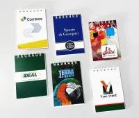 Mini Cadernos Cadernetas Personalizada Bloco De Rascunho 100 folhas - Foto 4