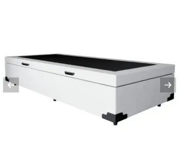 Base Baú Solteiro blindada Madeira Premium 38 cm + 5 cm pés oferta  - Foto 2