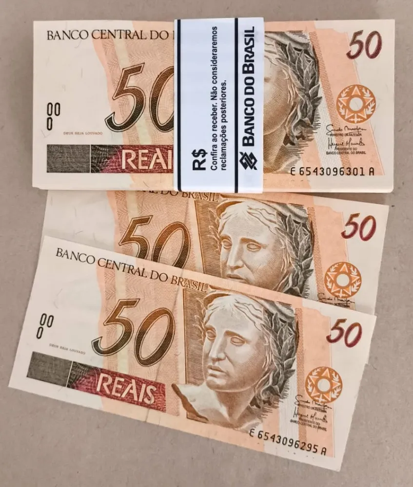 PROMOÇÃO C323 - E A - 50 Reais - Fe - Guido Mantega e Henrique Meirelles