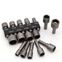 Kit de Jogo de Bits Soquete Canhão para Parafusadeira 5 A 13mm - Foto 6