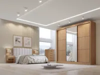 Roupeiro Cristal 3 portas 100% MDF 2,42 - Foto 3