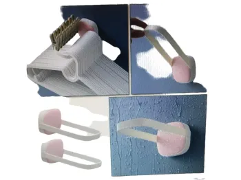 Gancho De Plástico Parede Organizador Para Cabide De Roupas