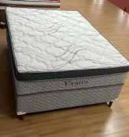 Colchão Casal Molas Ensacadas Vivatto luxo 32 cm Paropas - Foto 2
