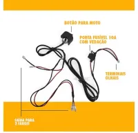 Kit Farol De Led 48w  + Suporte Farol+chicote Crf 250f/300f - Foto 8