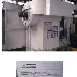 Cabine de Pintura Pó Erzinger CPPE A 3F Dupla Imagem