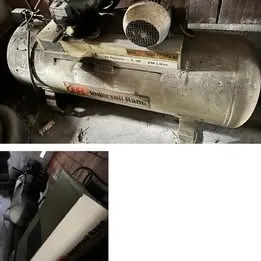 COMPRESSOR DE PISTÃO E SECADOR DE AR INGERSOLL RAND 5HP
