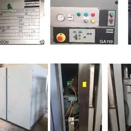 Compressor Parafuso Ga110 Atlas Copco Imagem