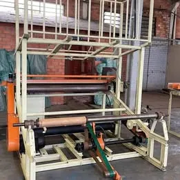 Conjunto conversão de papéis tissue rebobinadeira semi automática