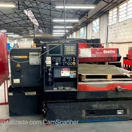 Corte laser Amada modelo quatro 1000 w