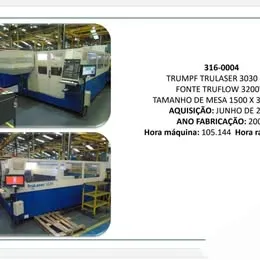 Corte Laser Trumpf Trulaser 3030