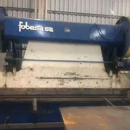 Dobradeira viradeira mecânica Fobesa 3000 x 1/4 ( 6.35 mm )