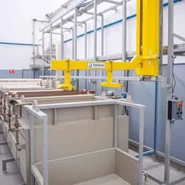 Linha galvânica automática para tratamento de superfície / Cromo Duro - Daibase
