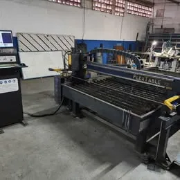 Máquina corte plasmq CNC 1500 x 3000 mm Hypertherm Powermax 45XP Imagem