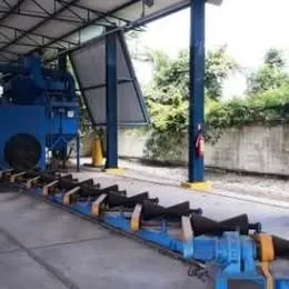 MÁQUINA DE JATEAMENTO DE TUBO AUTOMATIZADA