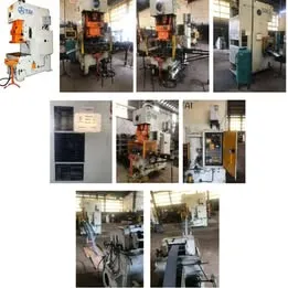 Prensa Excêntrica Fricção 110 ton - alimentador desbobinador e endireitador.