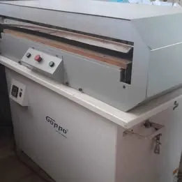 Prensa goppo termica pneumática tecidos