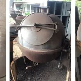Tacho bola Inox 300 Litros Encamisado com Aço carbono