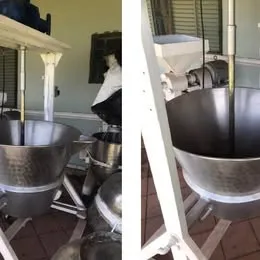 Tacho Misturador inox 300 Litros Encamisado com aço carbono Imagem
