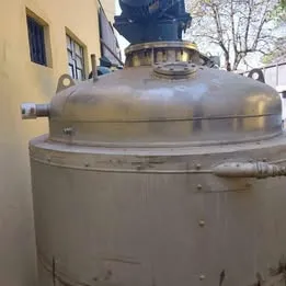 Tanque Misturador Inox 1500 litros com aquecedor - Motor 4 cv