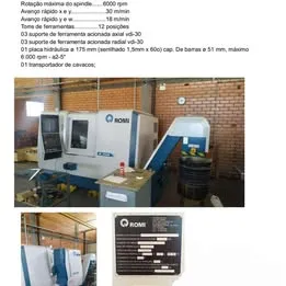 Torno CNC Romi GL 250 M - Novo