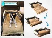 KIT com PEITORAL - Cama/Protetor para o sofá/carro 3 em 1 IMPERMEÁVEL + Tapete americano + Cinto + Peitoral com Guia - Foto 8