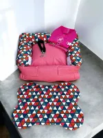 KIT com PEITORAL - Cama/Protetor para o sofá/carro 3 em 1 IMPERMEÁVEL + Tapete americano + Cinto + Peitoral com Guia - Foto 2