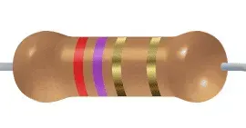 RESISTOR 2R7 1/4W  5%