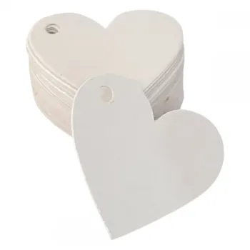 100 Tags para Sublimação Coração 