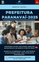 Apostila Prefeitura Paranavaí Médico Psiquiatra 2025