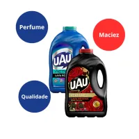 Lava Roupas Líquido Limpeza Profunda Uau Active 5 Lts - Foto 6