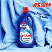 Lava Roupas Líquido Assim Tripla ação com Bicarbonato 3L - Foto 5