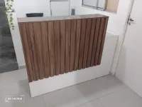 Balcão Caixa Ripado Naty