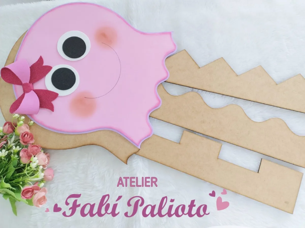 G1.860 Gabarito de Moldes em MDF Polvo do Recorte