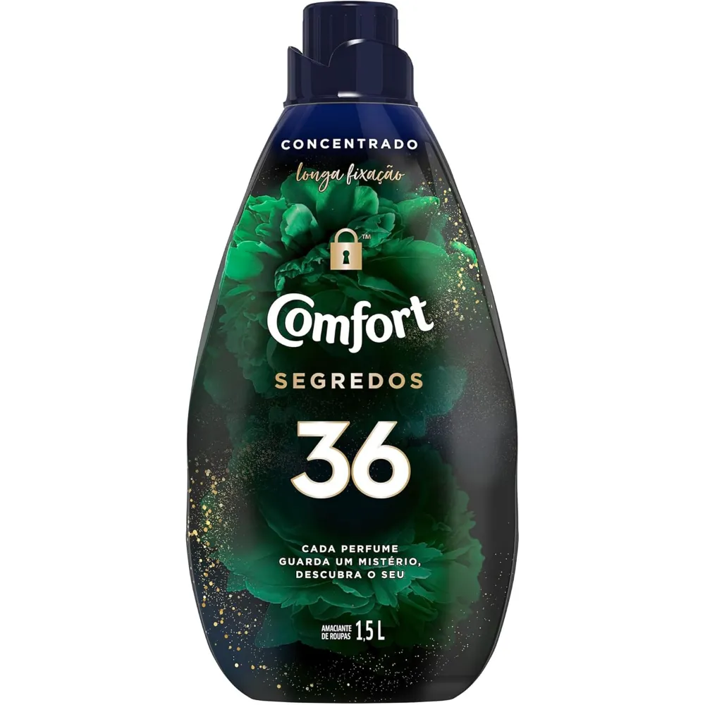 Amaciante Comfort Concentrado Segredos 36 1,5 Litros