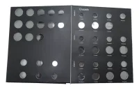Álbum de Luxo para Moedas de Cruzeiros, Cruzados e Cruzeiros Reais - 1979 - 1994 - Vazio - Foto 3